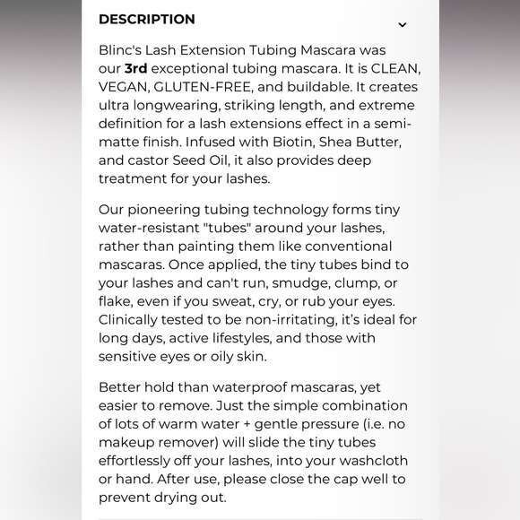 Blinc Lash Extension Tubing Mascara - Picture 5 of 6